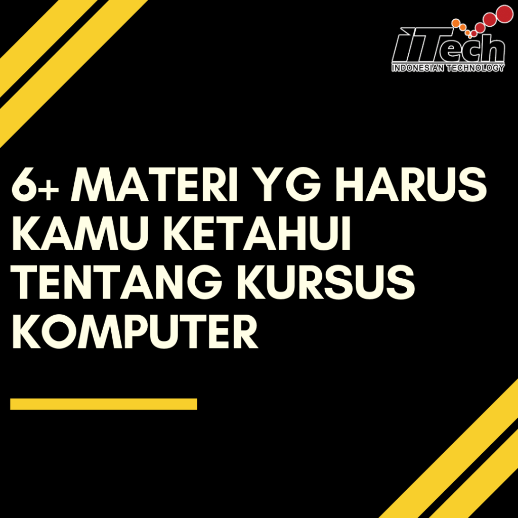 materi kursus komputer